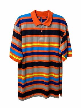 TRUE ROCK,MEN,MULTI-COLOR,STRIPE, SHORT SLEEVE T-SHIRT.SIZE-XXL.